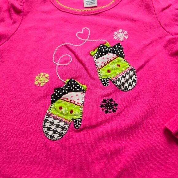 Hartstrings mittens longsleeve shirt 4T - Picture 2 of 4
